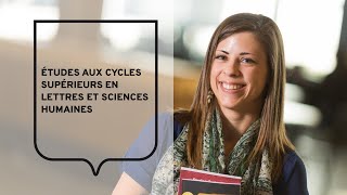 REDIFFUSION Webconférence: les études supérieures en lettres et sciences humaines