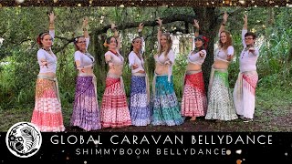 ShimmyBOOM Performs Gitana by Light Rain; Global Caravan Tribal Bellydance