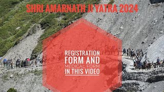 Shri amarnath ji yatra 2024: Medical and registration from aa gye h iss video m dekhe..