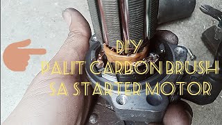 DIY Palit ng Carbon Brush sa Starter Motor ng Honda Wave Dash 110