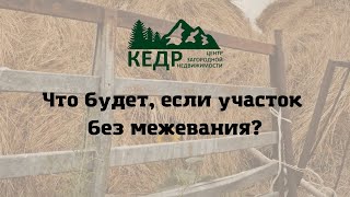 Что будет, если ваш участок без межевания?