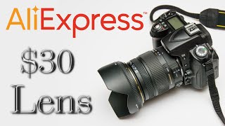 $30 Ali Express Lens RISESPRAY Large Aperture 25mm F1.8 APS-C Manual Focus Aussie English Review