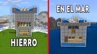 GRANJAS de HIERRO FACILES para MINECRAFT BEDROCK 1.20