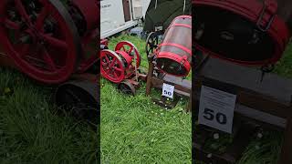 Butter churn powered by an antique stationary engine at the Llandudno Transport Festival #northwales