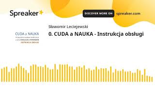 0. CUDA a NAUKA - Instrukcja obsługi