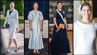 Princess Victoria Beautiful dresses design #royaldress