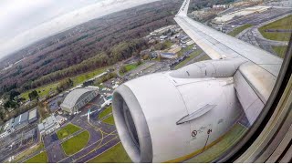 [4K] Ryanair B737-800 takeoff | GoPro TIME-LAPSE | Amazing view over Luxemburg