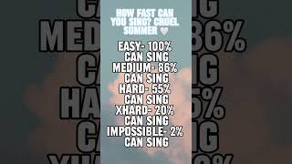 how fast can you sing #foryou #fyp #shorts #viral