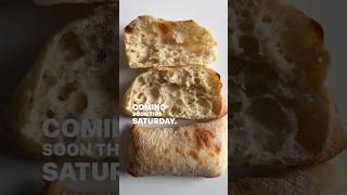 One Dough Three Sourdough Bread (Ciabatta)  #shorts