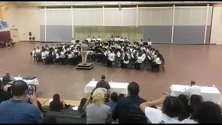 Pulsation by Richard Saucedo Stauffer MS Advanced Band performing at Bellflower High School's