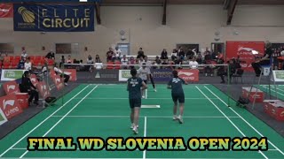 Azzahra/Rahayu INDONESIA 🆚 Chen/Sun TAIWAN || FINAL WD SLOVENIA OPEN 2024