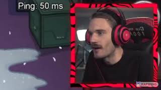 PewDiePie screams extremely loud!