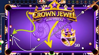 8 ball pool crown jewel gameplay 😍 8 ball pool crown jewel cue level max 😎 gemini banter8bp