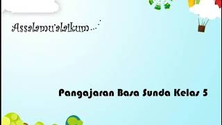 B.Sunda Kelas 5 Pangajaran 3