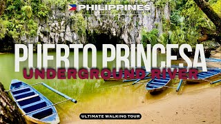 PUERTO PRINCESA 🇵🇭 UNDERGROUND RIVER Ultimate Walking Tour | Audio Guide | 4K60FPS | HDR