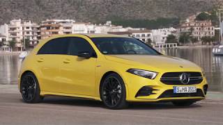 2019 Mercedes-AMG A35 4MATIC | Sun Yellow | Driving, Interior, Exterior