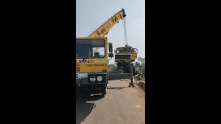 #JCBKIKHUDAI PART-2 #ACRANERESUEDATRUCK #OVERBRIDGE #ACCIDENT A CRANE RESUED A TRUCK MET AN ACCIDENT