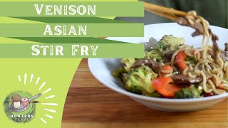 Venison Asian Stir Fry with Noodles