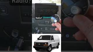 2020 Chevy Express Cargo Van Bluetooth #cargovan #chevyvan #cargoexpress #bluetoothadapter