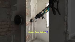 Buildings Demolition with Angrist Hydraulic Drum Cutters