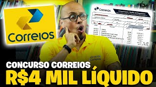 🔥REVELADO: COMO GANHAR R$4.000 LÍQUIDO CONCURSO CORREIOS 2024