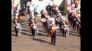 Band of HM Royal Marines on point Alte Kameraden.