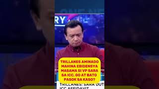 TRILLANES AMINADO MAHINA KASO SA ICC NI VP SARA? #pbbm #duterte #saraduterte