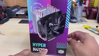 Cooler Master Hyper H412R Block CPU Cooler Installation Tutorial