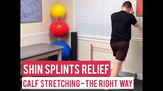 Shin Splint Relief - Calf Stretching The Right Way | The Runner's Fix | Utah Sports Chiropractor