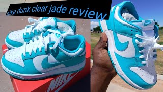 nike dunk clear jade review