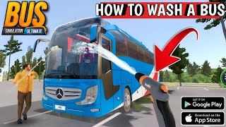 NEW UPDATE! Bus Simulator: Ultimate - How To Wash A Bus | 60FPS 4K