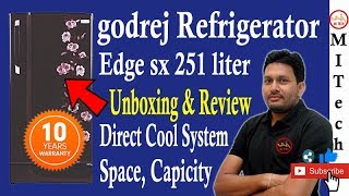 Godrej Edge SX 251 liter  Refrigerator😍💥☃️| Space,Capacity,How to manage Freezing?|Unboxing & Review