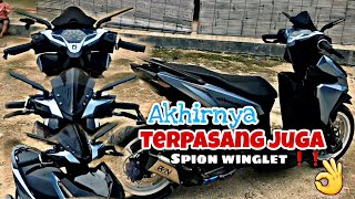 PASANG SPION WINGLET DI MOTOR VARIO.. TAMPIL BEDA👌😁❗❗