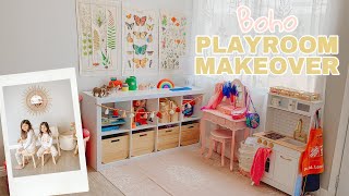 KIDS BOHO PLAYROOM MAKEOVER