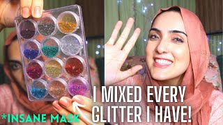 INSANE GLITTER MASK #YOUTUBESHORTS  #SHORTS