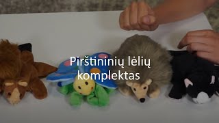 Pirštininių lėlių komplektas (10 skirtingų lėlių)