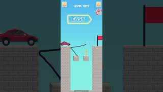 Draw bridge puzzle game level 1979  #gaming #drawing #Shorts