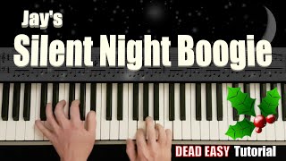 Piano Boogie Woogie Lesson : Learn Silent Night Boogie : Sheet Music Christmas Tutorial Step-by-Step