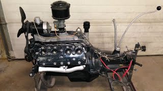 Cold STARTUP FORD FLATHEAD V8 Old Engines and LOUD SOUND