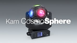 Kam CosmoSphere - breathtaking, spinning, colour light sphere (update video)