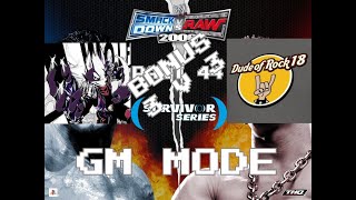 WWE SmackDown! VS RAW 2006 GM Mode Episode 44 Survivor Series Bonus 3v3