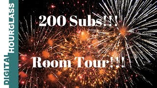 200 SUBBIES!!!  ROOM TOUR