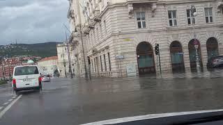 Severe weather in Triest