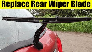 How To Replace Rear Wiper Blade On Toyota Yaris