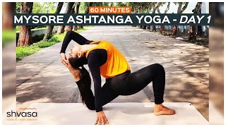 60 Minutes Mysore Ashtanga Yoga - Day 1