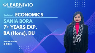 Learnivio | Economics Lect 11th CBSE E1 02-11-2024