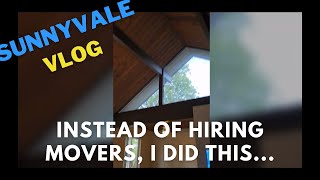 Sunnyvale VLOG *Another Option instead of paying for moving stuff*