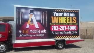 Mobile billboard truck for sale