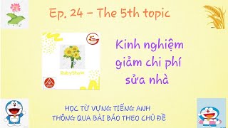 RE24T5 - Kinh nghiệm giảm chi phí sửa nhà