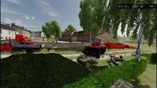 New wheelloader/continue my friends garden (project)/making woodchips |Public |Work |Fs22 |Ps4